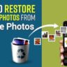 How to recover deleted photos from google photos